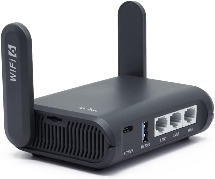 GL.iNet GL-AXT1800 (Slate AX) Travel Router – Secure High-Speed Wi-Fi Anywhere